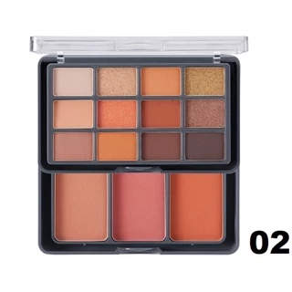Odbo Mini Eyeshadow & Blush OD1045 : โอดีบีโอ มินิ อายแชโดว์ แอนด์ บลัช