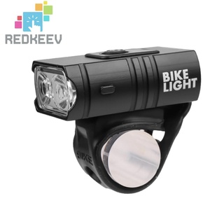 Redkeev T6 ไฟ Led 10W 800Lm 6 โหมดชาร์จสาย Usb สําหรับติดรถจักรยาน Mtb