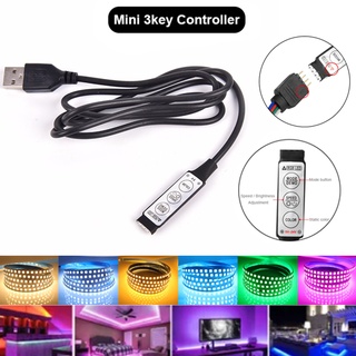 รีโมตคอนโทรลอินฟราเรดบลูทูธไร้สาย USB 5M ไฟ LED 24 คีย์ RGB หรี่ไฟได้ 5-12v สําหรับ 5050 3528 5054