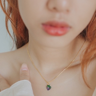 FAIRY TALES - Necklace สร้อยคอจี้รูปใบไม้