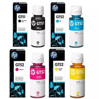 INK HP ORIGINAL ชนิดเติม GT51 BK / GT52 C,M,Yสำหรับปริ้นเตอร์รุ่น Hp GT-5810 All in one, HP GT-5820, HP Ink Tank 315, HP