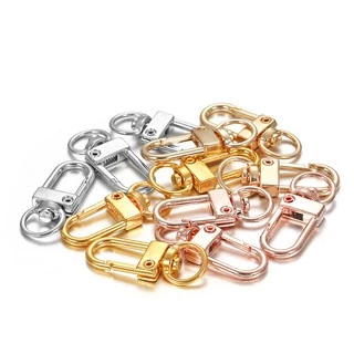 ตะขอหัวเข็มขัดกุ้งก้ามกราม Claw Lock Hook 12 มม. โลหะผสม แพ็ก 10 ชิ้น อุปกรณ์ DIY พวงกุญแจ จี้ สร้อยข้อกำไล สายกระเป๋า งานแฮนด์เมด ตัวล็อคสปริง ตะขอ ราคาส่ง