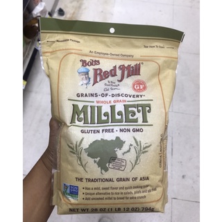 มิลเลท เกรน Millet Bobs Red Mill Whole Grain Millet เมล็ดข้าวฟ่าง 794 กรัม พร้อมส่ง