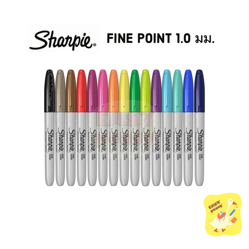 ปากกามาร์คเกอร์ ชนิดถาวร 1 มม. Sharpie fine point ชาร์ปี้