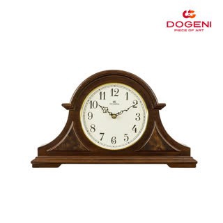 DOGENI นาฬิกาตั้งโต๊ะไม้ Wooden Table Clock รุ่น TMW005DB