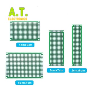 รุ่นอย่างดี  แผ่นปริ้นเคลือบดีบุกสองหน้า ×8,4×6,5×7,5×7,6×8,7×9,9×15,8×12PCB circuit board แผ่นปริ้น แผ่นวงจร ไข่ปลา