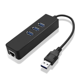 อะแดปเตอร์ USB 3.0 to RJ45 LAN Gigabit 3 Port USB Hub