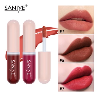 SANIYE ลิปสติก แคปซูล แบบกันน้ำ มีให้เลือก 14 สี