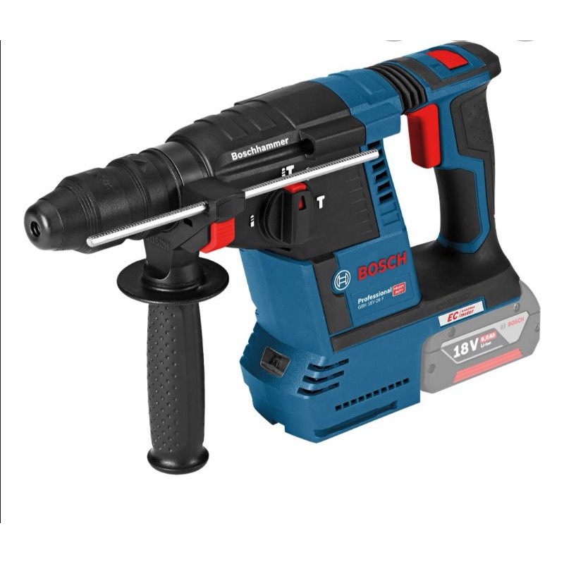 สว่านกระแทกมอเตอร์ไร้แปรงถ่าน Bosch GBH 18V-26 (หน่วย Solo)