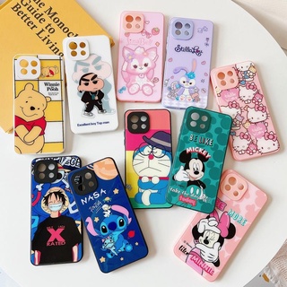 เคส กระจกลายการ์ตูน10ลาย  Xiaomi REDMI 9A REDMI 10 RDMI 11LITE REALMEC11 2021