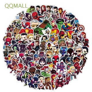 Qqmall สติกเกอร์ ลายการ์ตูนมาร์เวล กันน้ํา สําหรับติดตกแต่งแล็ปท็อป สเก็ตบอร์ด โทรศัพท์มือถือ โปสเตอร์ เครื่องเขียน สติกเกอร์กราฟฟิตี้ ไอรอนแมน ฮัค