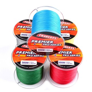 Super Strong 300 เมตร Dyneema Braided Multifilament PE สายถักเปีย