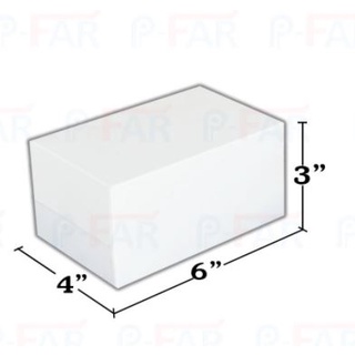 (100 ใบ/แพ็ค) กล่องเค้กชิ้น แม็ค ขนาด 4x6x3 นิ้ว_INH100