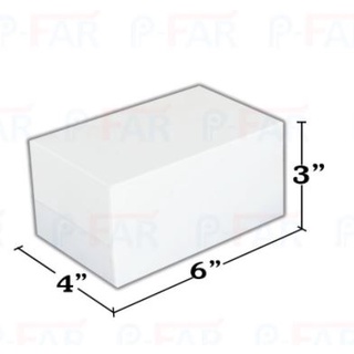 (100 ใบ/แพ็ค) กล่องเค้กชิ้น แม็ค ขนาด 4x6x3 นิ้ว_INH100