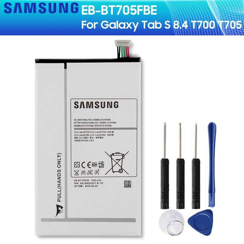 SAMSUNGแบตเตอรี่ทดแทนEB-BT705FBC EB-BT705FBEสำหรับSamsung GALAXY Tab S 8.4 T700 T705แท็บเล็ตแบตเตอรี
