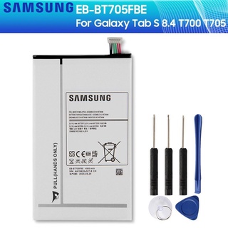 SAMSUNGแบตเตอรี่ทดแทนEB-BT705FBC EB-BT705FBEสำหรับSamsung GALAXY Tab S 8.4 T700 T705แท็บเล็ตแบตเตอรี่4900MAh