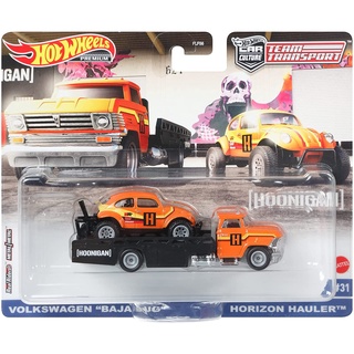 Hot Wheels Premium Car Culture Team Transport Horizon Hauler Loading Vehicle: Volkswagen "Baja Bug"