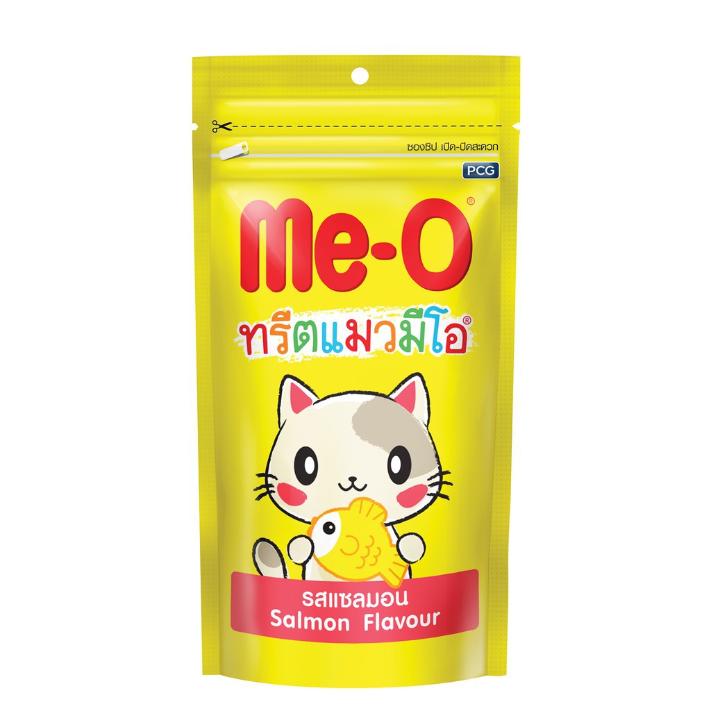 [Cheaper] Me-O ทรีตแมวมีโอ 50g [มี3รสชาติ] แซลมอน,กุ้ง,ทูน่า ขนมแมว มี ...