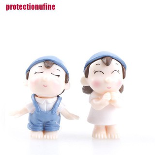 [protectionufine] ตุ๊กตาตกแต่งสวน เรซิ่น ลายคู่รัก น่ารัก สำหรับการตกแต่งสวน