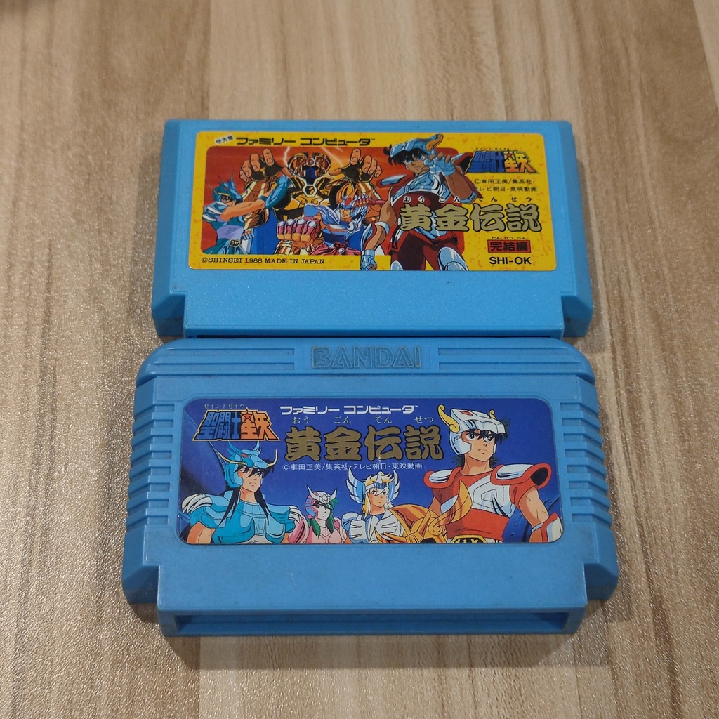 ตลับเกม Saint Seiya / เซย่า แท้ จาก ญี่ปุ่น ใช้เล่นกับเครื่อง Famicom / Family Computer / FC / NES