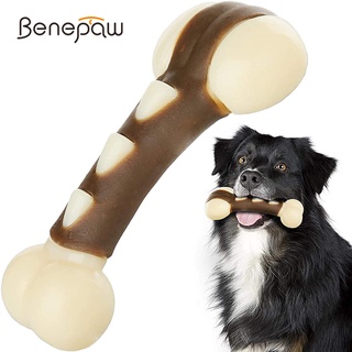 Benepaw ของเล่นกระดูกสุนัข เป็นมิตรกับสิ่งแวดล้อม ทนทาน สําหรับสัตว์เลี้ยง สุนัขขนาดเล็ก