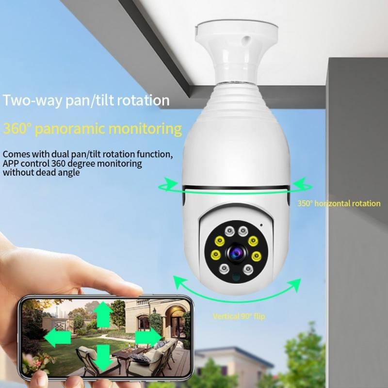 IP CAMERA กล้องวงจรปิด V380 4MP PTZ กล้องวงจรปิด SPEED DOME MINI WIFI FITTING ใช้งานได้จริงและชุดง่า