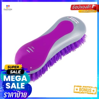 แปรงไนลอนขัดพื้น/ผนัง BE WISH CURVE สีม่วงFLOOR/WALL CLEANING BRUSH WITH NYLON BRISTLES BE WISH CURVE PURPLE