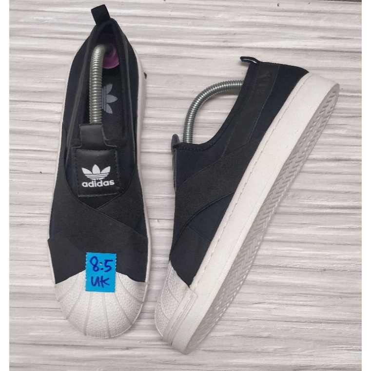 [รองเท้า] Kasut Adidas Superstar Slip On 8.5uk