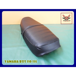 YAMAHA RXS110 RXS115 "BLACK" COMPLETE DOUBLE  SEAT // เบาะ เบาะมอเตอร์ไซค์ สีดำหนัง หนังพีวีซี งานดี งานสวย