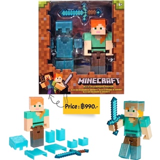 Minecraft Alex in Diamond Armor Action Figure