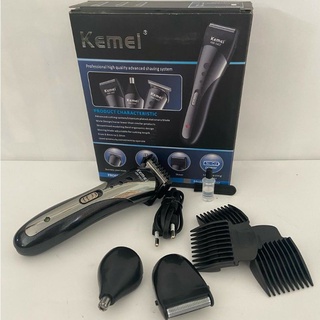 Kemei KM-1407 ปัตตาเลี่ยนโกนหนวด ที่ตัดขนจมูก 3in1 ในเครื่องเดียว Professional Hair Clipper