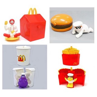 โมเดลแมคเชฟ  McDonald’s Happy Meal Toys – Mc Chef ของใหม่ เซ็ท 4 ชิ้น