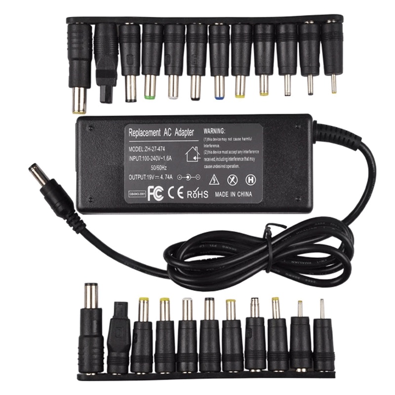 Universal Power Adapter 96W 19V 4.74A 90W Universal Power Adapter Charger Notebook Adjustable Power 