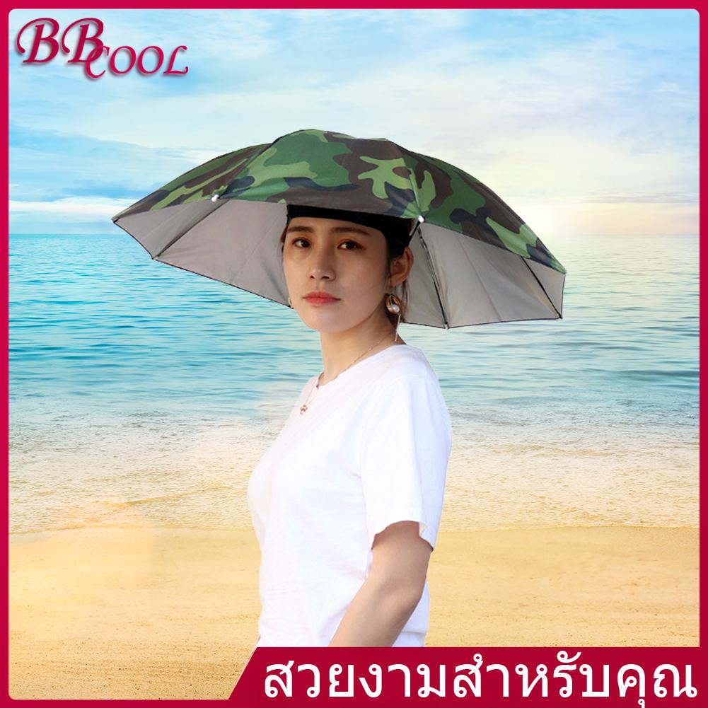Yotome หมวกตกปลากลางแจ้งแบบพกพาป้องกันฝนป้องกันแดด Unisex #8