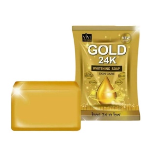 🔥ถูก|แท้🔥 สบู่ทองคำ วีวี่ 24K Gold Soap By vivi