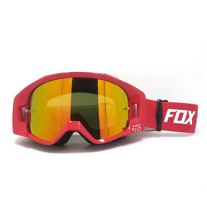 Fox จักรยานสกปรกแว่นตา MX รถจักรยานยนต์หมวกกันน็อคแว่นตาวิบากรถ Fox Racing  ATV MTB จักรยานเสือภูเขาขี่จักรยานแว่นตา