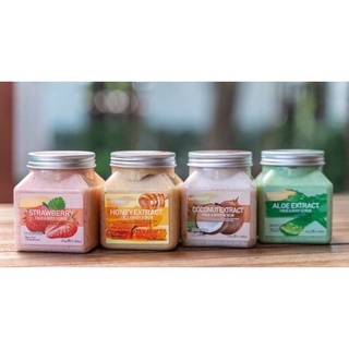 Loverine face&amp;body scrub 350g. สครับขัดผิว