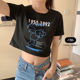 Crop วินเทจ💕 #พร้อมส่ง (ชมพู,ขาว,ดำ)