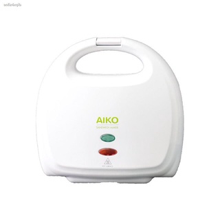 AIKO #AK-220 เครื่องทำแซนวิช 4 ชิ้น แผ่นความร้อนเคลือบเทฟล่อน  ***รับประกัน 1 ปี