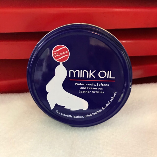 ของแท้ % Mink Oil มิ้งออยล์ ไขปลาวาฬ100 ml. รักษาหนังกลุ่มออยล์ให้นุ่มและให้สีตามธรรมชาติของเครื่องหนัง