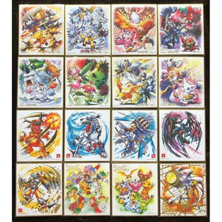 Digimon Shikishi Art แบบครบเซต