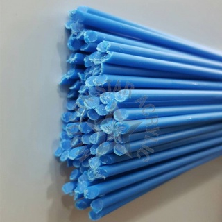 ลวดเชื่อมพีวีซี เส้นเชื่อม PVC สีเทา สีฟ้า ยาว100ซม 1กิโล350บาท