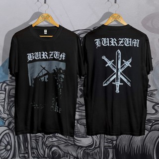 เสื้อยืด พิมพ์ลาย Full METAL Music BAND ║ เสื้อยืด พิมพ์ลายร็อคเพลง DISTRO ║ เสื้อยืด พิมพ์ลาย METAL BURZUM Music สีดํา