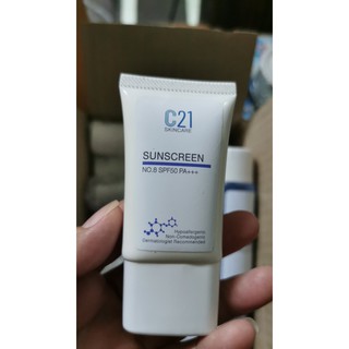 C21 sunscreen No.8 SPF50+ PA+++20g