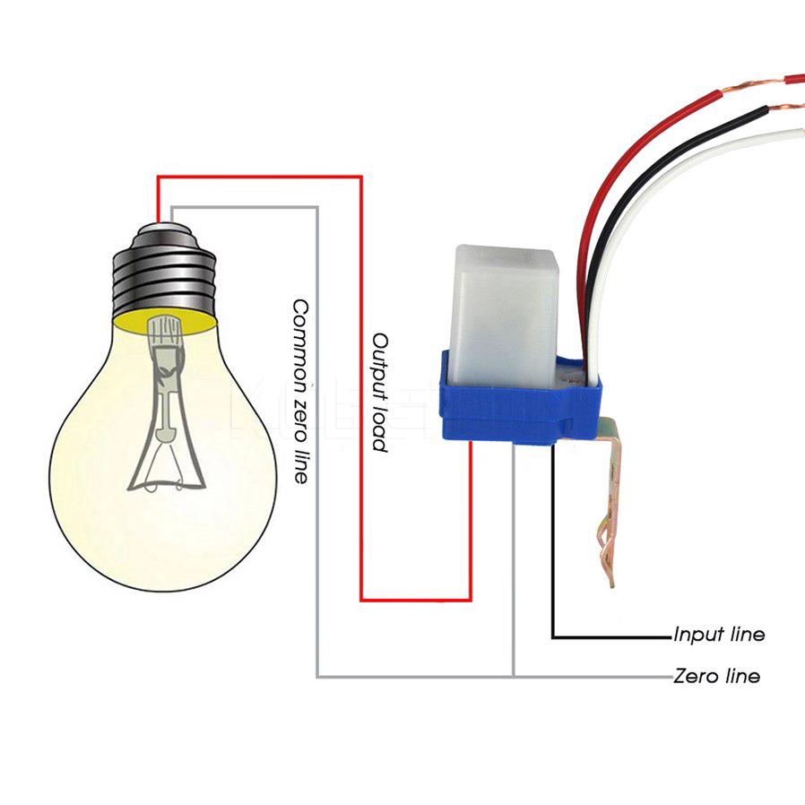 สวิทช์อัตโนมัติเปิดปิด AC LED