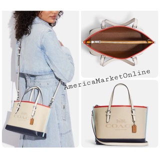 กระเป๋า COACH/ MOLLIE TOTE 25 COLORBLOCK (COACH CB651)