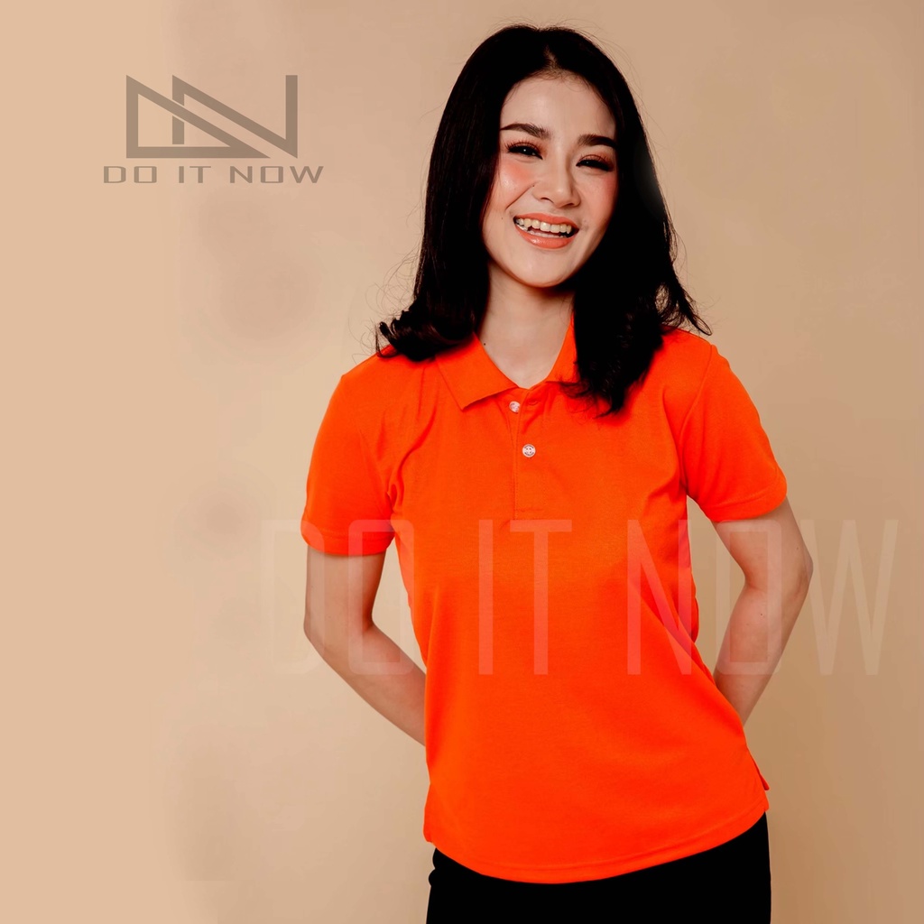 สีส้ม (หญิง) เสื้อโปโล By Doitnow สินค้าคุณภาพ จากแห่งผลิตโดยตรง!!