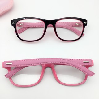 UniqueYou แว่นสายตาสั้น กรอบแว่นสายตา พร้อมเลนส์สายตา 2071pink