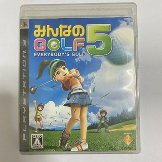 Everybodys Golf 5 แผ่นเกม PS3 มือสอง โซน 2 (ญี่ปุ่น) ภาษา ญี่ปุ่น เสียง ญี่ปุ่น