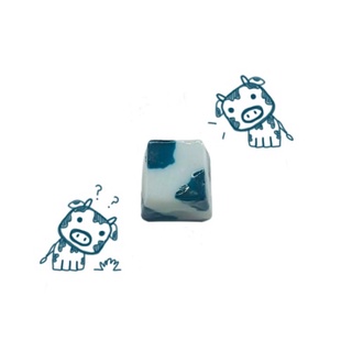 Keycap cow คีแคปลายน้องวัว - แฮนเมด แป้นพิมพ์ คีบอร์ด